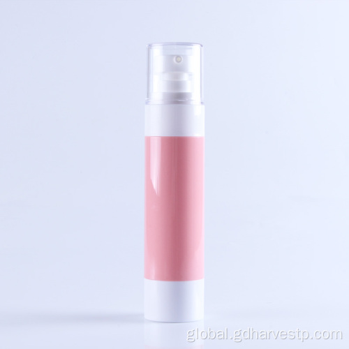 White Airless Bottle AS Material 15ml 30ml White Airless Pump Bottle Factory